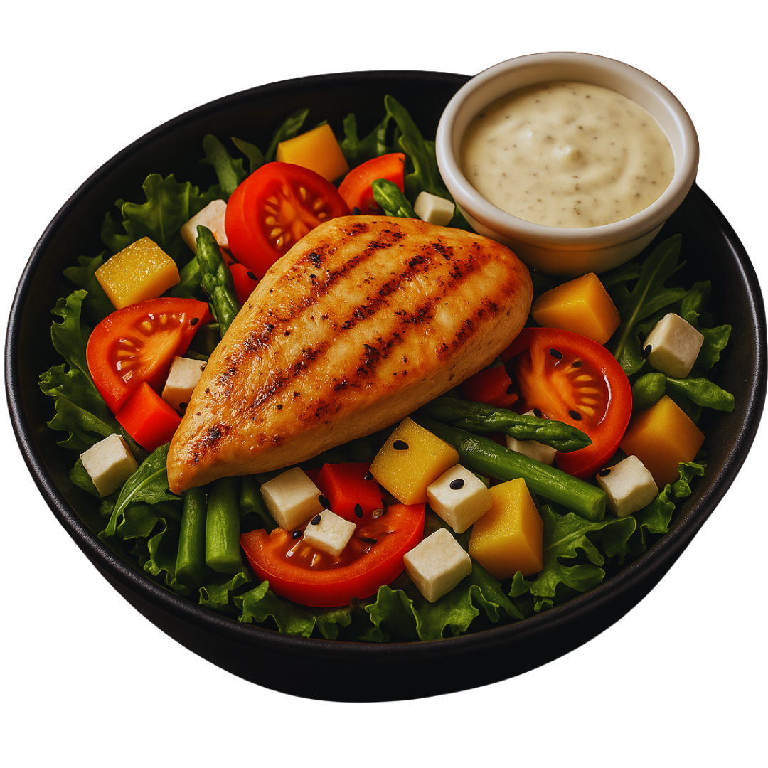 Ensalada de Pechuga a la Plancha