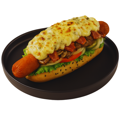 Hot Dog 5 Quesos