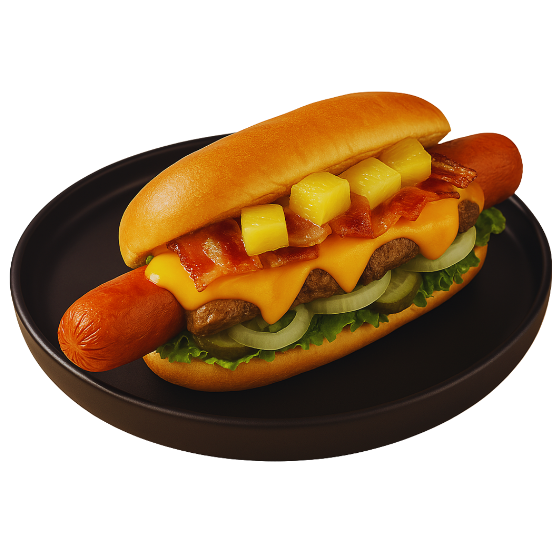 Hot Dog Hawaiano