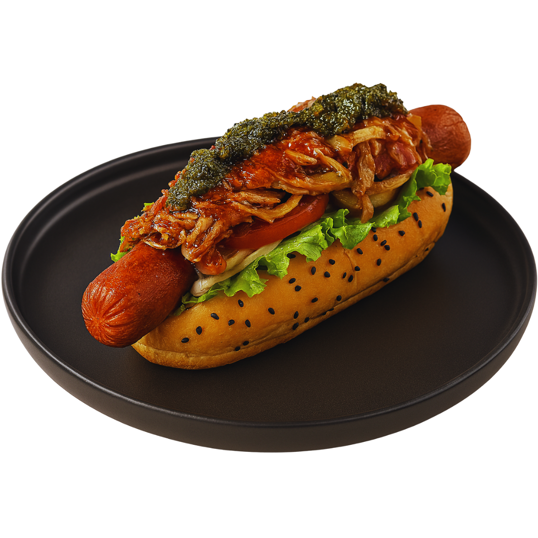 Hot Dog Pulled Pork